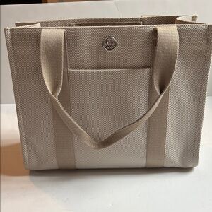 Lululemon Athletica Cream Tote Bag